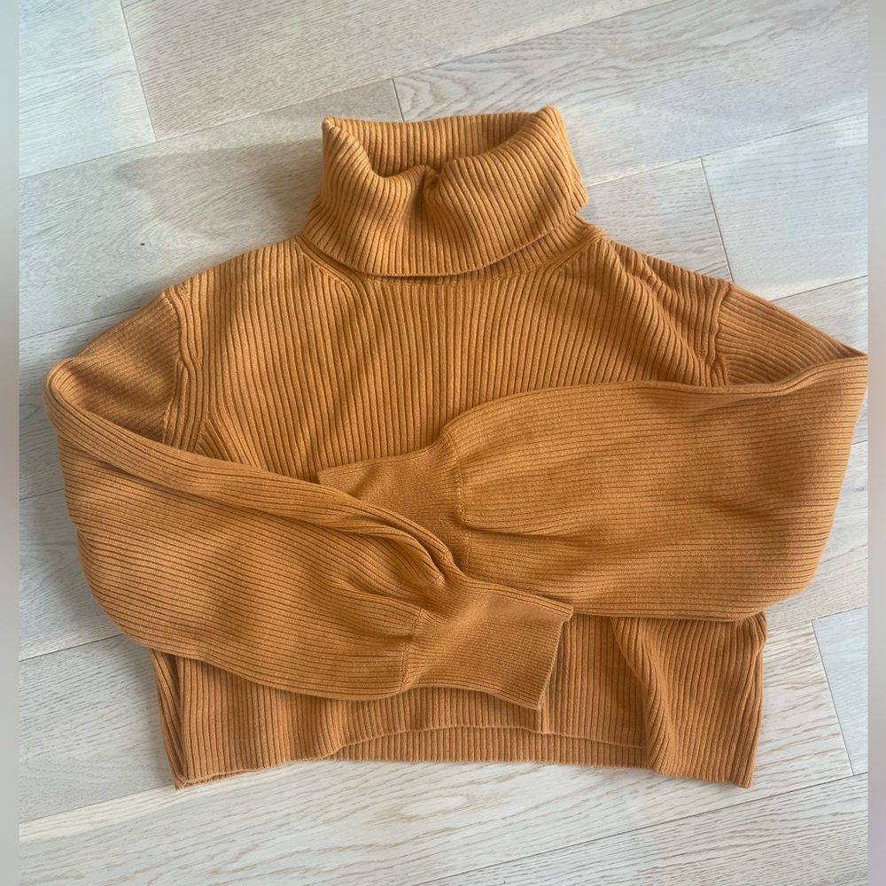 Aritzia Wilfred Cropped Sweater